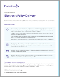 Cover of Velocity electronic policy delivery guide for agents.