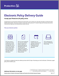 Cover of Velocity electronic policy delivery guide for clients.