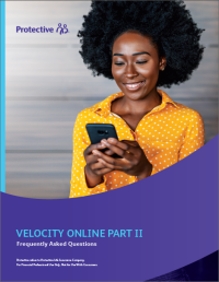Cover of Velocity online Part II Agent Guide.