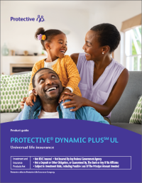The cover of the Protective Dynamic Plus UL Product Guide shows a smiling family.