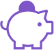 Piggy bank icon