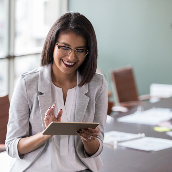 A financial professional submitting a new business case with Protective.