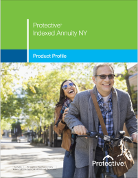 Cover of the Protective Indexed Annuity NY product guide.