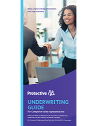 Cover of the underwriting guide.