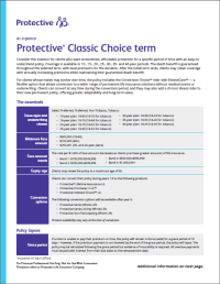 Cover of Classic Choice Term At A Glance