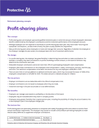 Cover of Profit-sharing plans